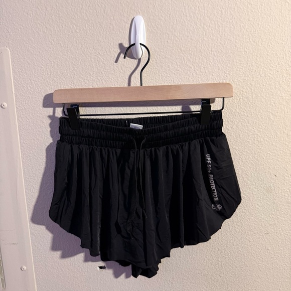 Banana Boat Pants - Banana Boat UPF 50+ Athletic Running Shorts Womens Medium NWT Black Flowy